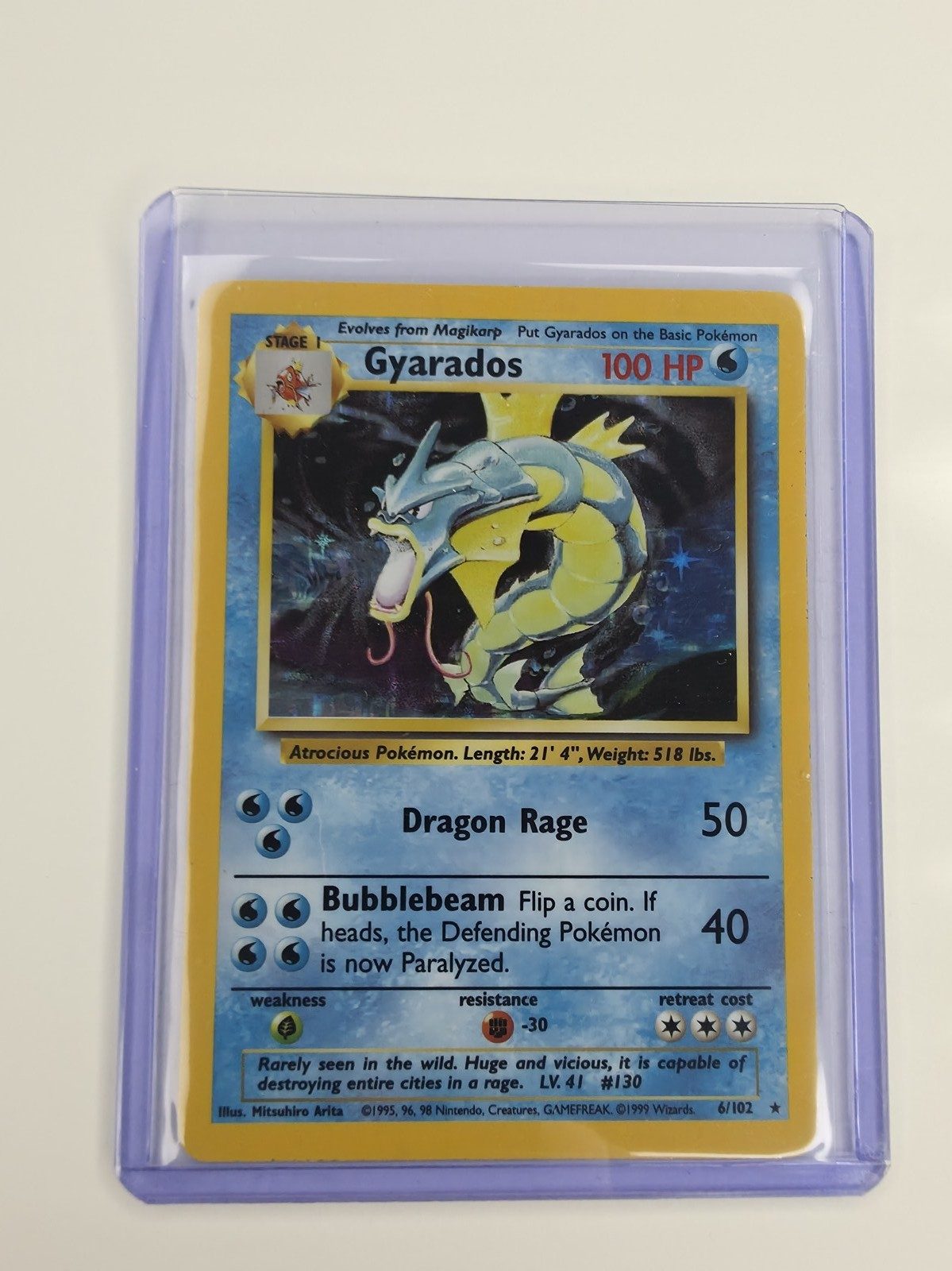 Gyarados sleeved front