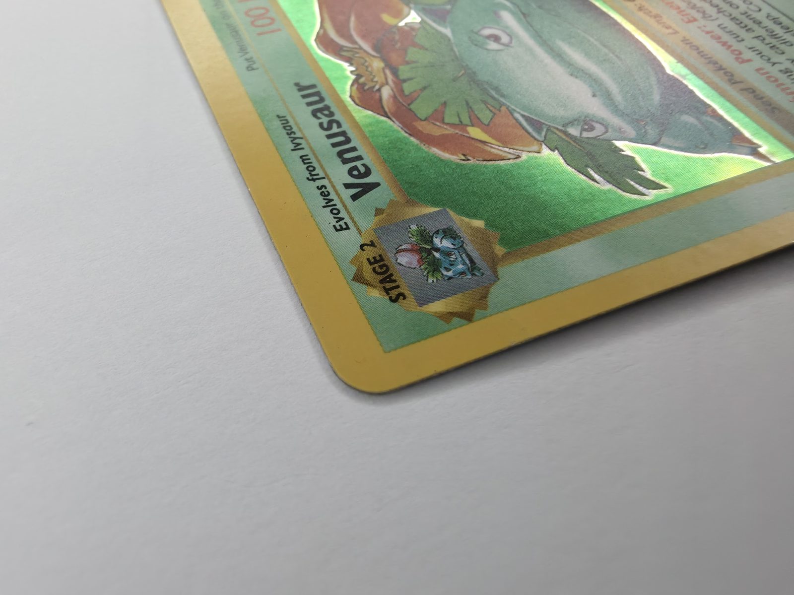 Venusaur front corner close-up
